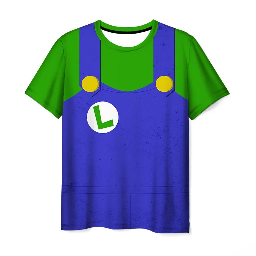 Kids Game Super Mario T Shirts Boys and Girls Clothes Mario Bros T-shirt Summer Short Sleeve Children's T-shirts Cartoon Top Tee
Kids Game Super Mario T Shirts Boys and Girls Clothes Mario Bros T-shirt Summer Short Sleeve Children's T-shirts Cartoon Top Tee
