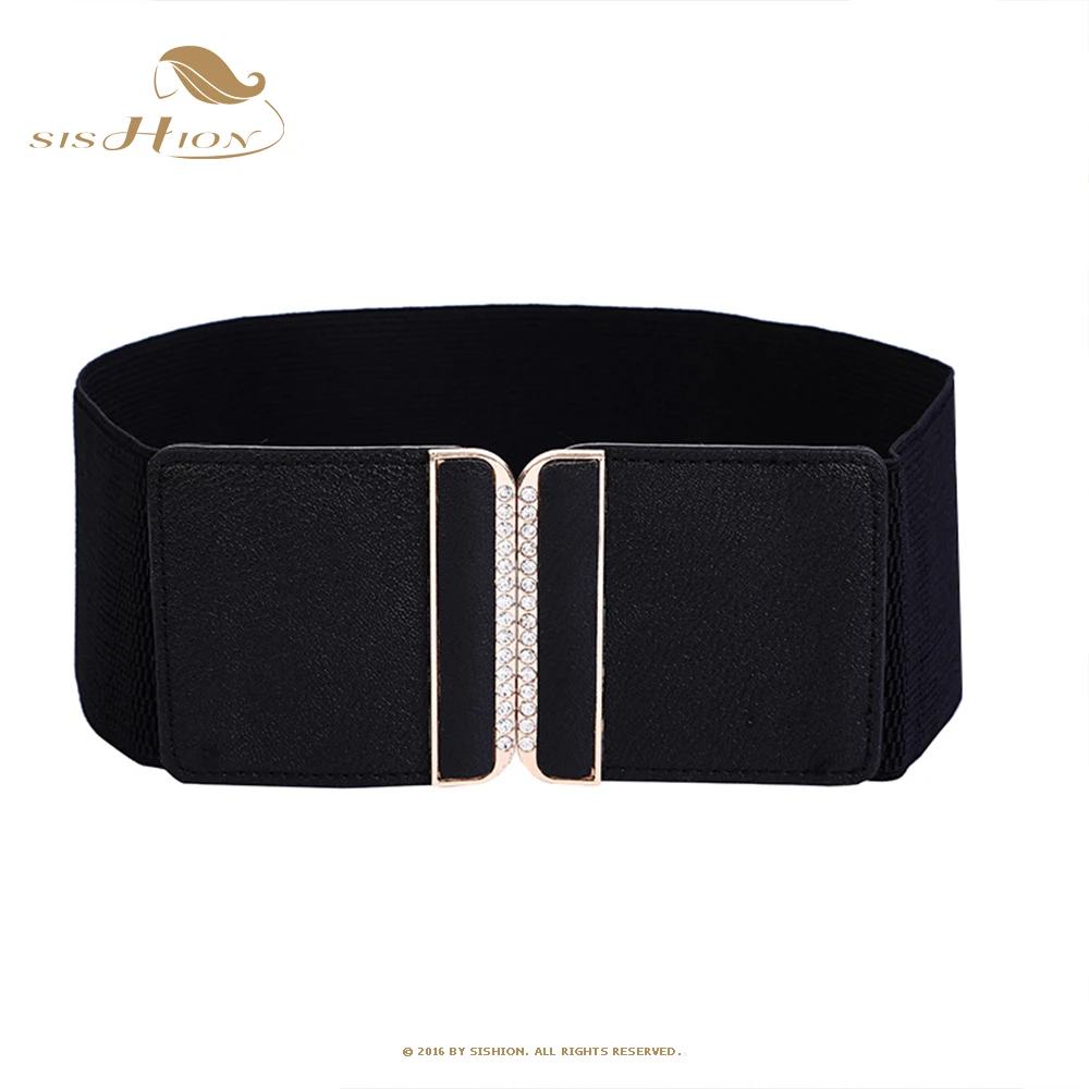 SISHION Retro Fashion Women Elastic Wide Waist Belt Black Punk Vintage Belts Cinturon Cummerbunds SCB0174
SISHION Retro Fashion Women Elastic Wide Waist Belt Black Punk Vintage Belts Cinturon Cummerbunds SCB0174