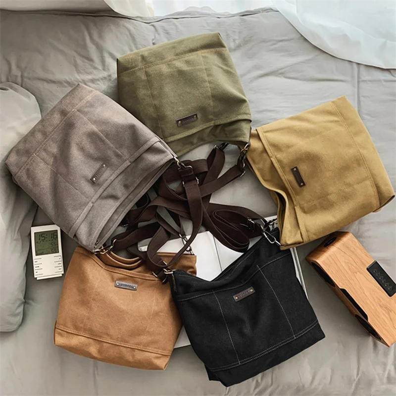 2023 simple student canvas bag men Korean Style Casual Shoulder Messenger Bag Handbag Unisex Crossbody Bag Men's Tote Bag
2023 simple student canvas bag men Korean Style Casual Shoulder Messenger Bag Handbag Unisex Crossbody Bag Men's Tote Bag