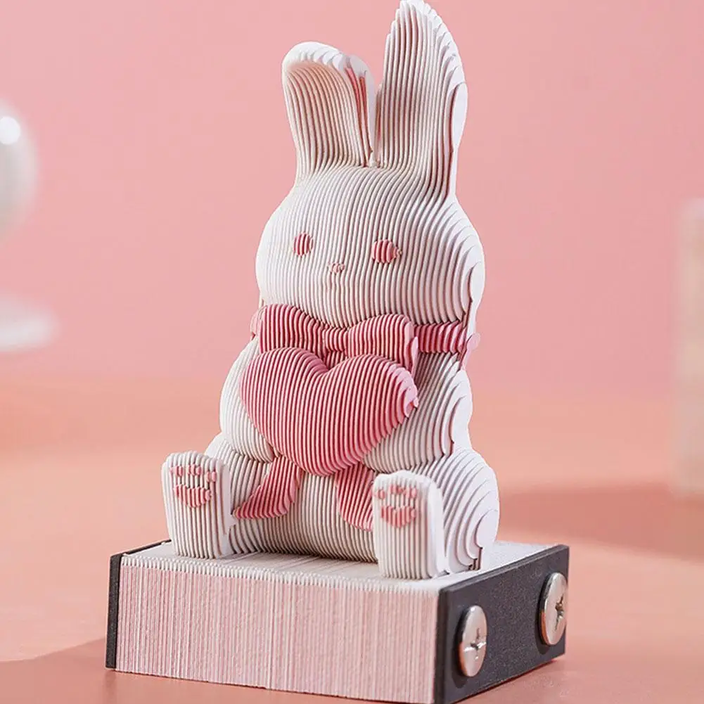 3D Bunny Memo Note Paper 3D Art Notepad Paper Tear Off Paper to Reveal Bunny Cube Rabbit Memo Pad Paper Kawaii Desk Accessories
3D Bunny Memo Note Paper 3D Art Notepad Paper Tear Off Paper to Reveal Bunny Cube Rabbit Memo Pad Paper Kawaii Desk Accessories