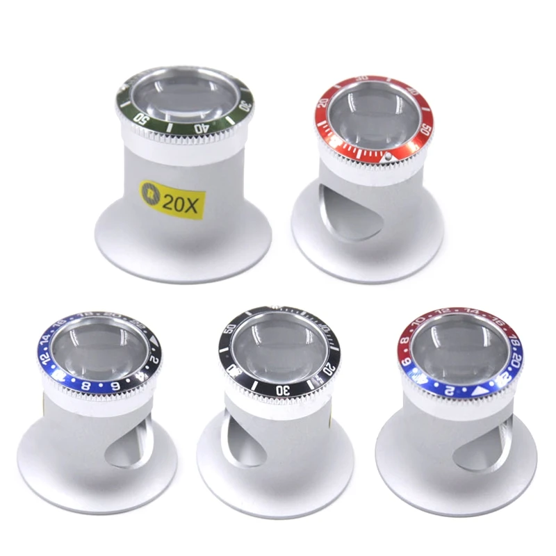 Compact Watchmaker Loupe Jewelers Loupe Aluminum Alloy Eye Loupe Repair Magnifying for Watch for Watchmakers Repair Tool
Compact Watchmaker Loupe Jewelers Loupe Aluminum Alloy Eye Loupe Repair Magnifying for Watch for Watchmakers Repair Tool