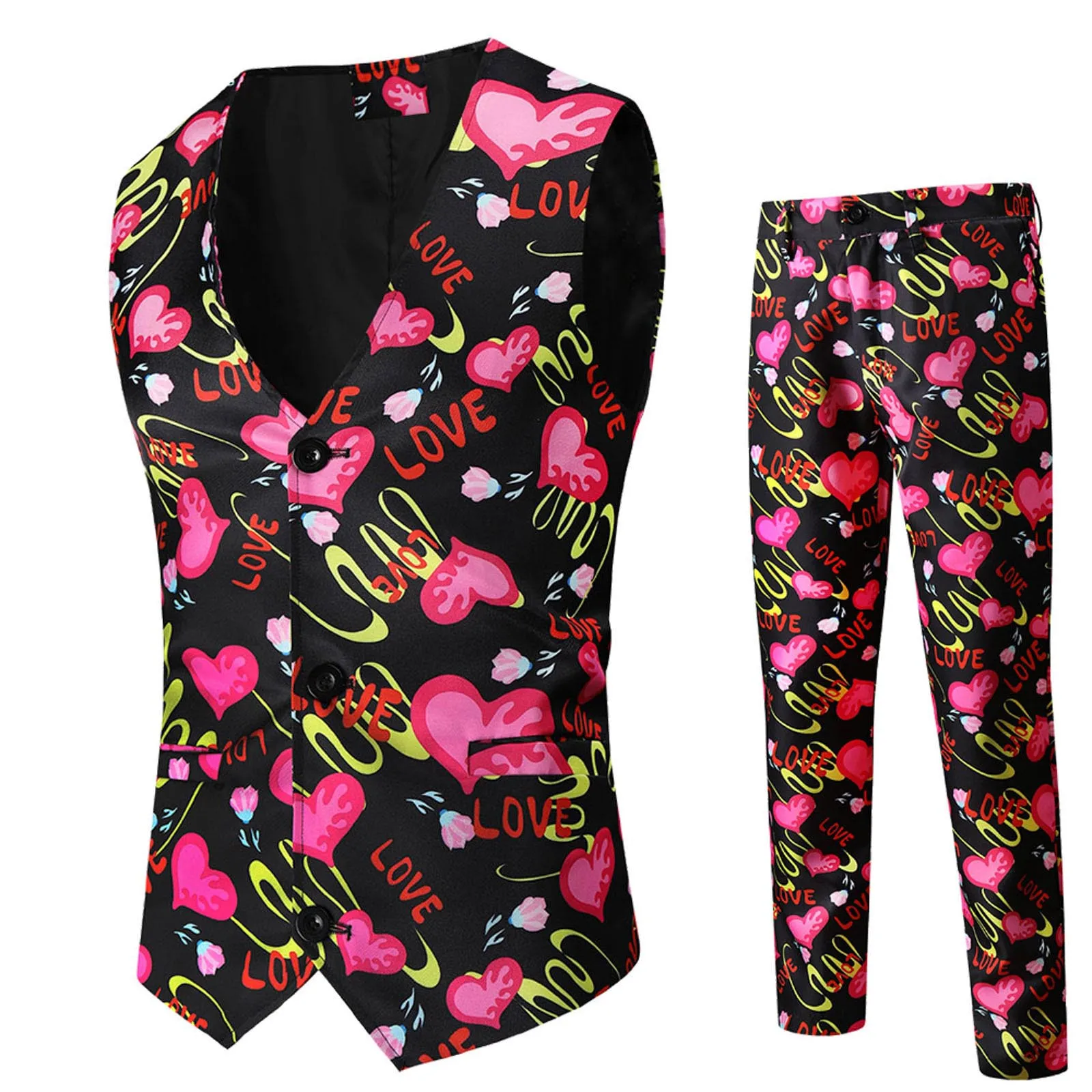 Мужские модные повседневные комплекты 2022, костюм из жилета и брюк с принтом, комплект из двух комплектов, Мужская одежда, мужские комплекты
Мужские модные повседневные комплекты 2022, костюм из жилета и брюк с принтом, комплект из двух комплектов, Мужская одежда, мужские комплекты