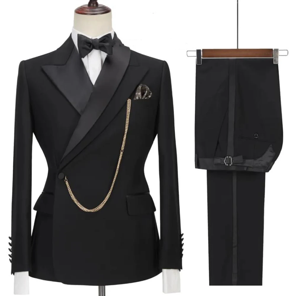 2023 New Elegant Slim Suit for Men a Two-piece Groom Dress With Side Waist Buckle
2023 New Elegant Slim Suit for Men a Two-piece Groom Dress With Side Waist Buckle