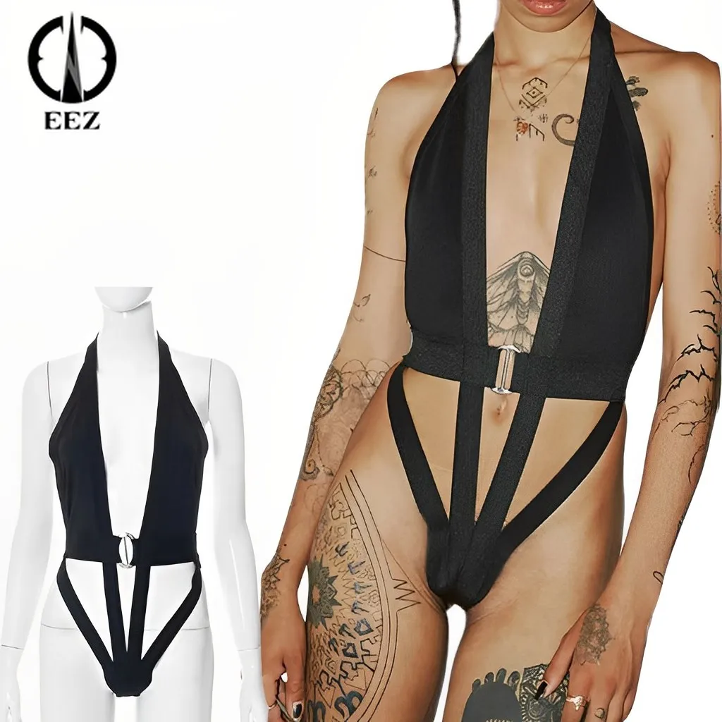 【Deep V Jumpsuit 】Sexy Bodysuit Black Patchwork Alt Clothes Cut Out Coquette European and American women's onesie Streetwear
【Deep V Jumpsuit 】Sexy Bodysuit Black Patchwork Alt Clothes Cut Out Coquette European and American women's onesie Streetwear