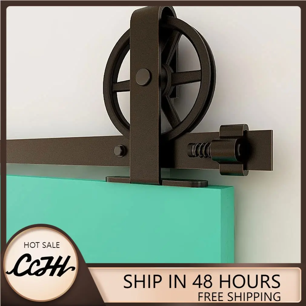 Sliding Barn Door Hardware Kit Heavy Duty Smoothly and Silently Easy to Install Fit Single Door Panel Single Big Wheel T-Shaped
Sliding Barn Door Hardware Kit Heavy Duty Smoothly and Silently Easy to Install Fit Single Door Panel Single Big Wheel T-Shaped