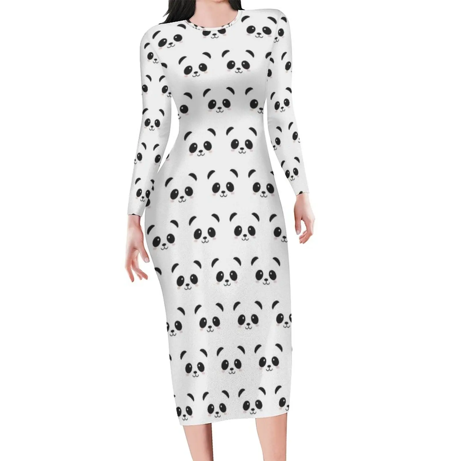 Panda Bear Bodycon Dress Spring Cute Bears Adorable Panda Elegant Dresses Women Long Sleeve Design Aesthetic Dress Large Size
Panda Bear Bodycon Dress Spring Cute Bears Adorable Panda Elegant Dresses Women Long Sleeve Design Aesthetic Dress Large Size