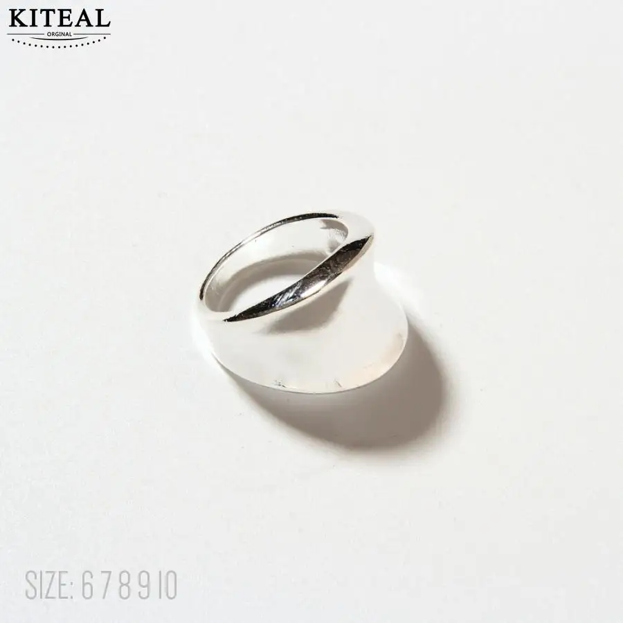 Модное посеребренное кольцо KITEAL для женщин и мужчин Размер 10 6 7 8 9 стильная