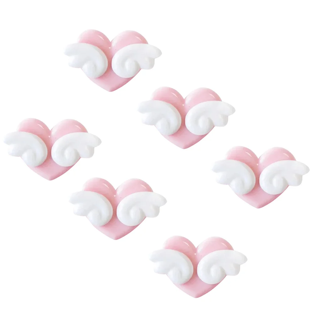 6pcs Clips Lovely Wing Heart Folder Clips Paper Holders Colorful Clip for Home Office School
6pcs Clips Lovely Wing Heart Folder Clips Paper Holders Colorful Clip for Home Office School
