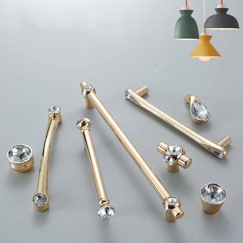 Golden Cabinet Door Handle Crystal Pastoral Handle Simple European Cabinet Wardrobe Door Handle Drawer Single Hole Small Handles
Golden Cabinet Door Handle Crystal Pastoral Handle Simple European Cabinet Wardrobe Door Handle Drawer Single Hole Small Handles