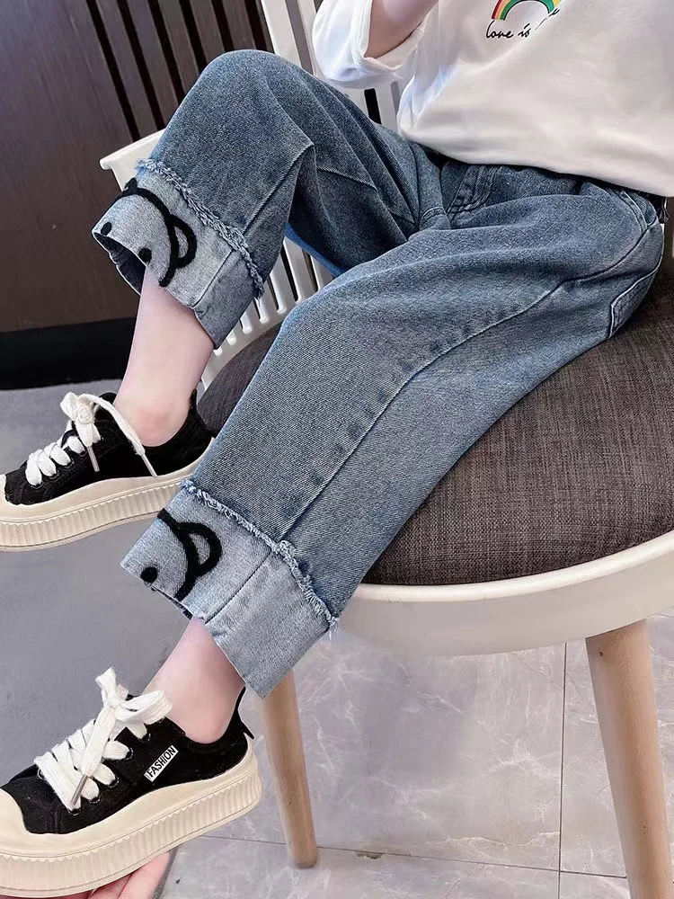 Y2K Children Korean Blue Casual Toddler Boys Bear Jeans Kids Trousers Child Girls Baby Harem Baggy Denim Cargo Pants Clothes 
Y2K Children Korean Blue Casual Toddler Boys Bear Jeans Kids Trousers Child Girls Baby Harem Baggy Denim Cargo Pants Clothes