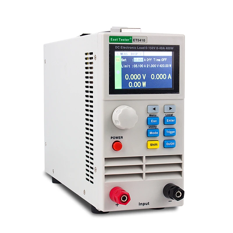 ET5410 400W 150V 40A Battery Tester Single-Channel Programmable DC Electronic Load Battery Capacity Tester
ET5410 400W 150V 40A Battery Tester Single-Channel Programmable DC Electronic Load Battery Capacity Tester