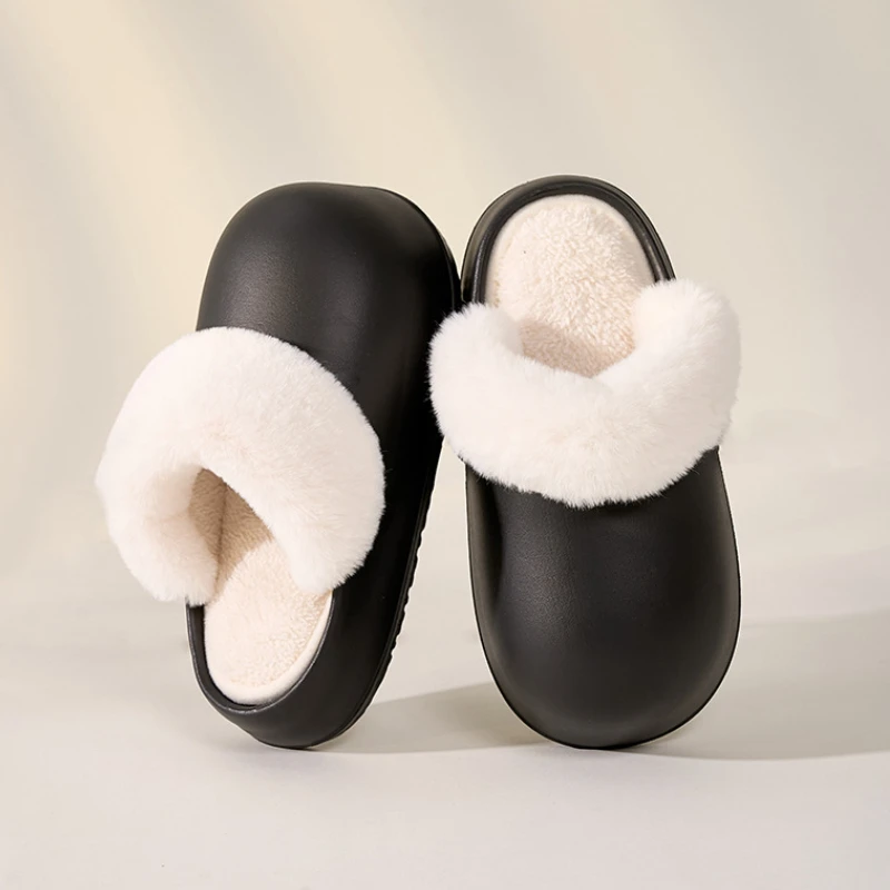 

House Slippers Woman Winter Home Shoes Comfort Warmth Furry Slides Women Casual Closed Toe Bedroom Flip Flops Quilted Shoes