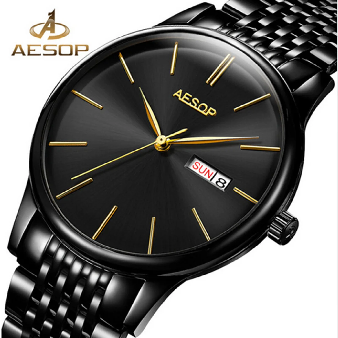 

AESOP Automatic Mechanical Watch Men Top Brand Fashion Business Wristwatch for Men Stainless Steel Male Clock Relogio Masculino