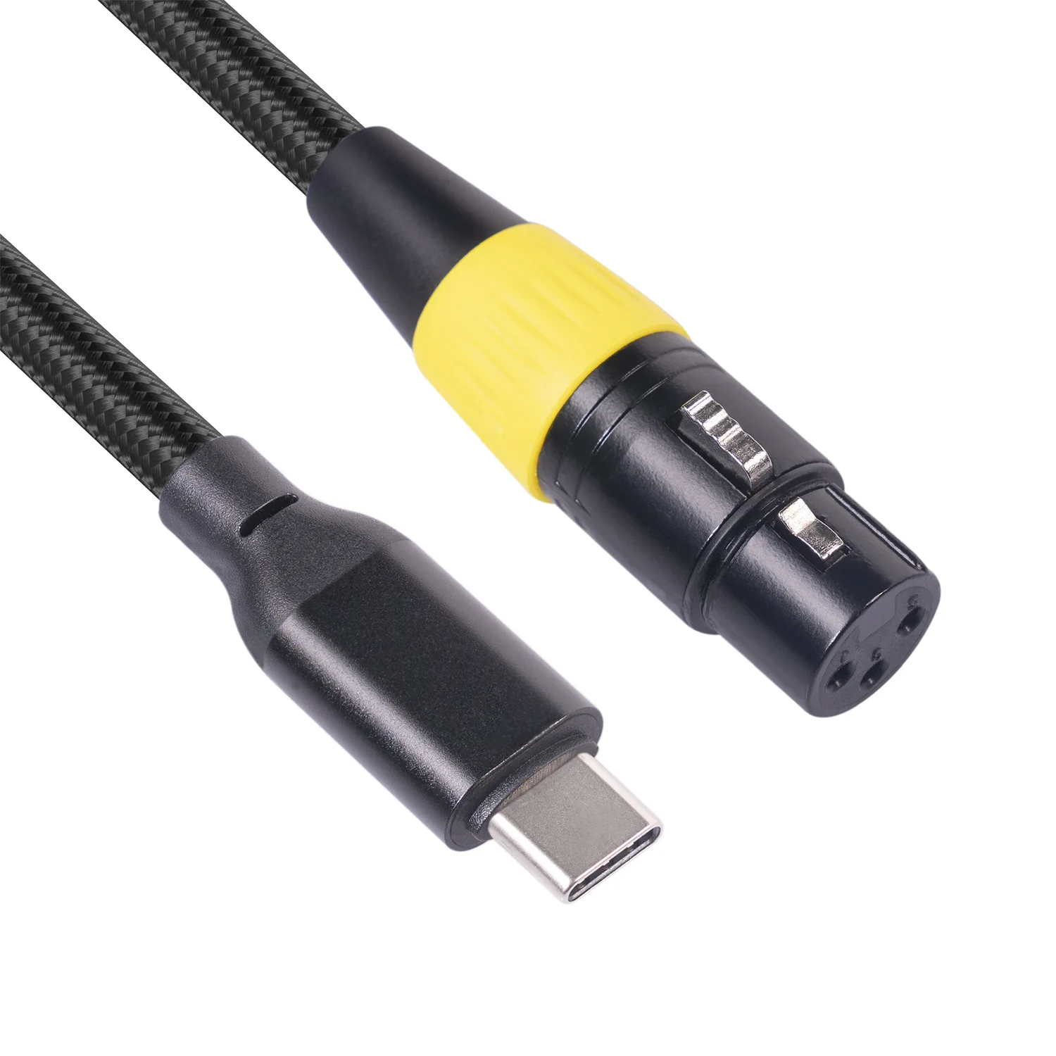 

Type-C To XLR 3 Pin Microphone Audio Cable Male To Female Mic Adapter Cord Connecting Line 2m/3m Type-C To XLR 3 Pin Cable