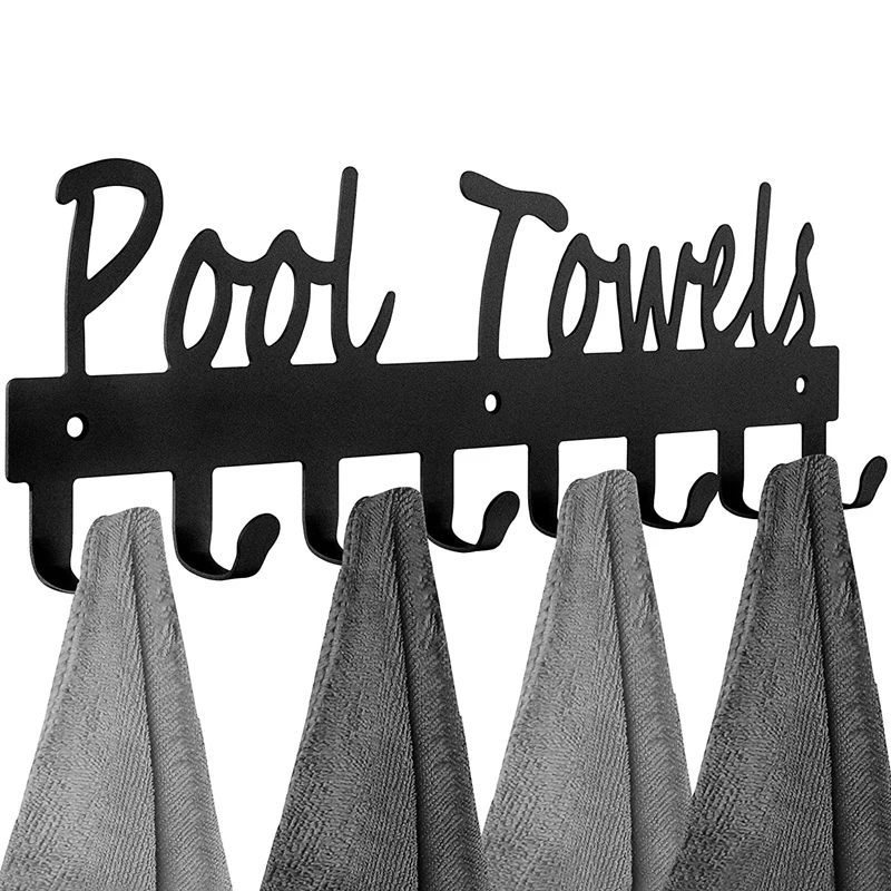 GTBL Pool Towel Hooks For Bathroom Wall Mount Towel Rack Towel Holder Carbon Steel Hanger Organizer Indoor Outdoor For Towel
GTBL Pool Towel Hooks For Bathroom Wall Mount Towel Rack Towel Holder Carbon Steel Hanger Organizer Indoor Outdoor For Towel