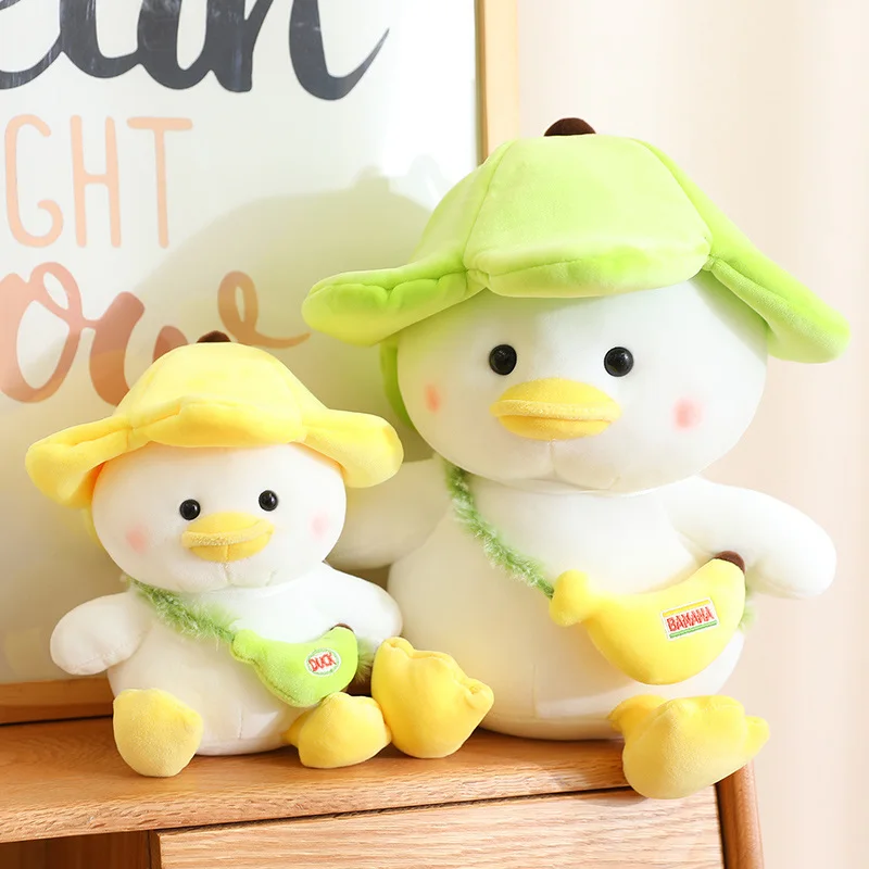 

25-65CM Creative Banana Duck Plush Toy Cute Ducks Stuffed Animal Toy Lovely Healing Doll Kawaii Soft Pillow for Girls Kids Gift