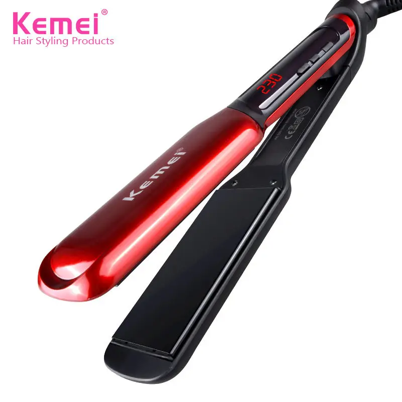 LCD Display Temperature Control Straightening Irons Ceramic Hair Straightener 120-230 Degree Ajustable comb hair straightener
LCD Display Temperature Control Straightening Irons Ceramic Hair Straightener 120-230 Degree Ajustable comb hair straightener