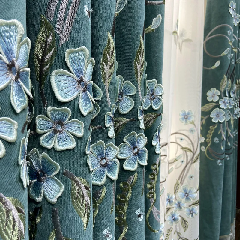 European-style luxury curtains living room bedroom dining room embossed embroidered curtains blackout luxury embroidery
European-style luxury curtains living room bedroom dining room embossed embroidered curtains blackout luxury embroidery