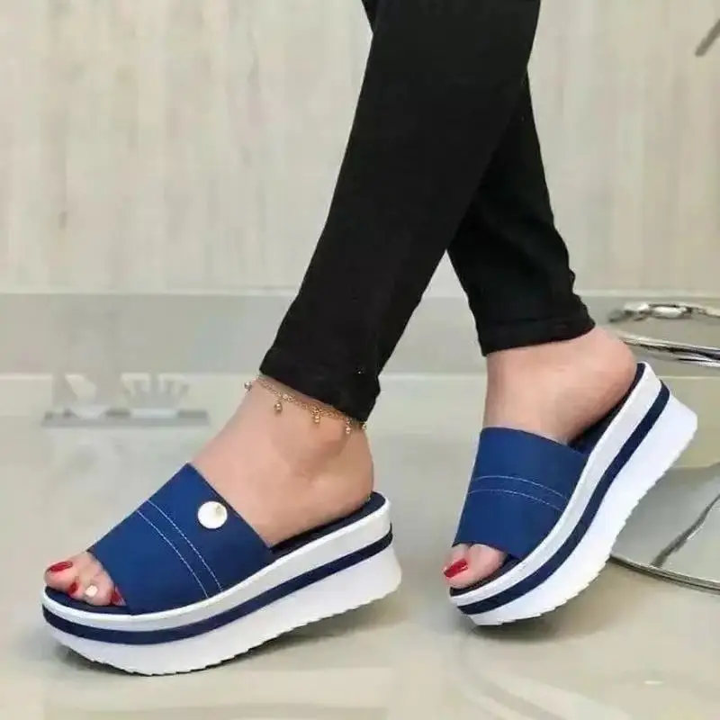 Women Wedges Summer Casual Slip on Platform Flip Flops Ladies Peep Toe Sandals Beach Slippers Shoes Chinelos Mulher
Women Wedges Summer Casual Slip on Platform Flip Flops Ladies Peep Toe Sandals Beach Slippers Shoes Chinelos Mulher