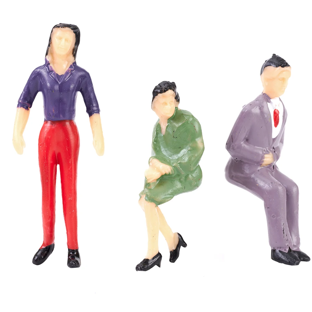 50Pcs 1:32 Scale Plastic People Figures Model Railway Trains Building Passengers DIY Character Different Pose Painted Figures
50Pcs 1:32 Scale Plastic People Figures Model Railway Trains Building Passengers DIY Character Different Pose Painted Figures