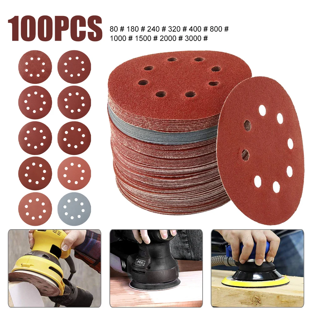 100Pcs 125mm Sandpaper Sanding Discs 80-3000 Grit Sanding Paper for Metal Glass Grinding Polishing Tools
100Pcs 125mm Sandpaper Sanding Discs 80-3000 Grit Sanding Paper for Metal Glass Grinding Polishing Tools