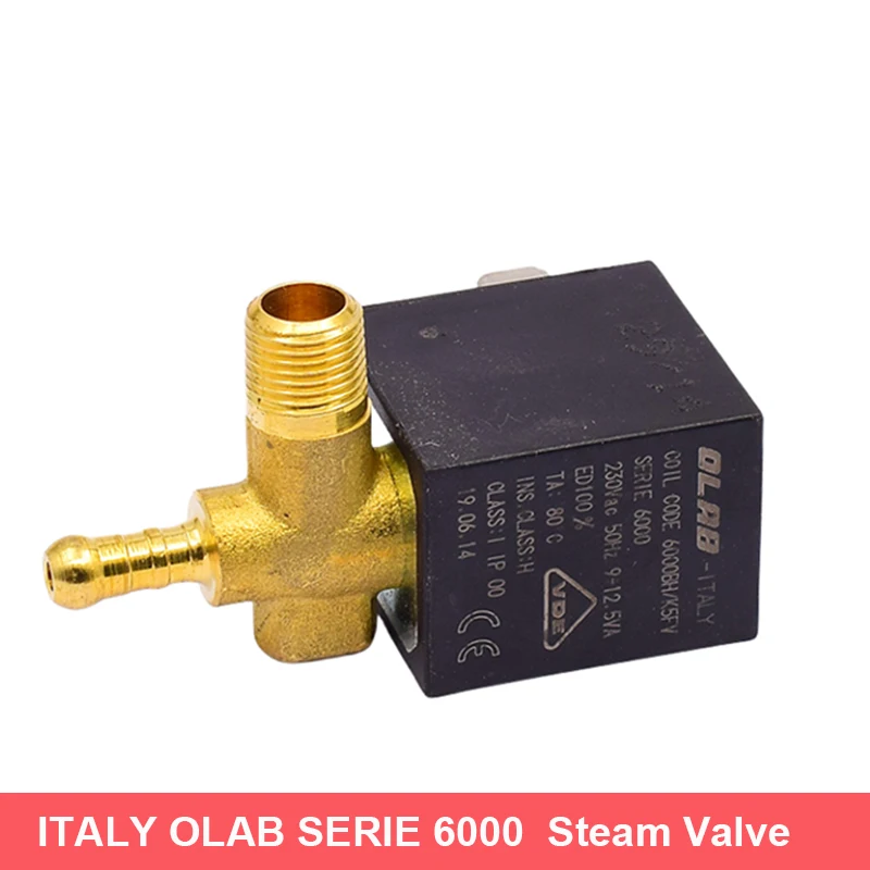 Итальянская серия OLAB 6000 AC220V 230V мини латунный паровой клапан потока воздуха нормально закрытый N/C электромагнитный клапан для кофеварки
Итальянская серия OLAB 6000 AC220V 230V мини латунный паровой клапан потока воздуха нормально закрытый N/C электромагнитный клапан для кофеварки