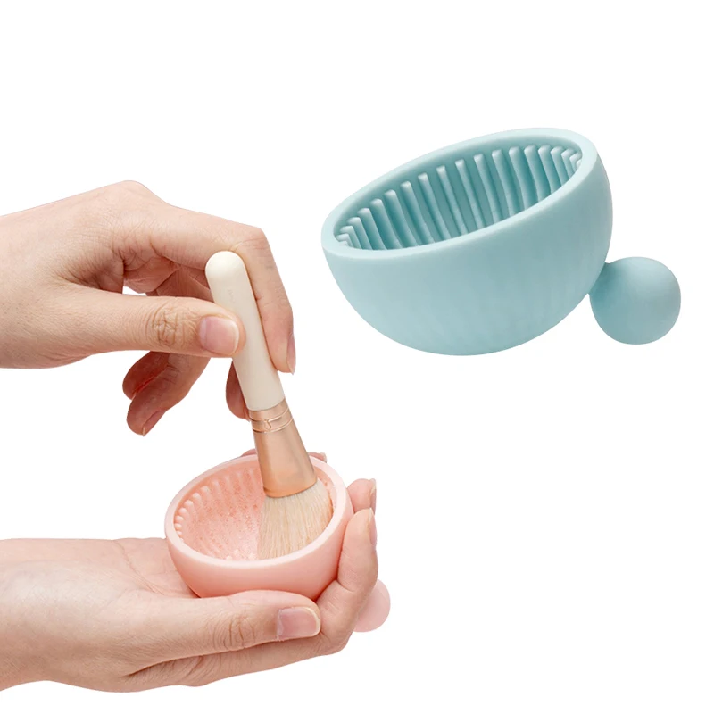 Silica Gel Bowl Shape Washing Brushes Pad Foundation Concealer Concealer Scrub Pad Can Hold Water Cosmetic Brush Cleaning Tools 
Silica Gel Bowl Shape Washing Brushes Pad Foundation Concealer Concealer Scrub Pad Can Hold Water Cosmetic Brush Cleaning Tools