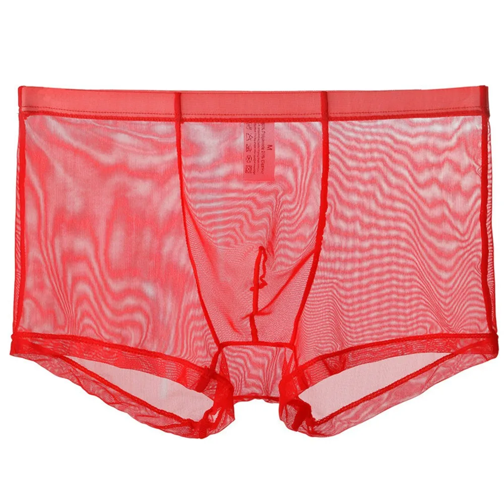 Men Mesh Sexy Boxer Briefs Ultra Thin Transparent U-Convex Pouch Trunks Underpants Comfortable Quick-Drying Underwear Shorts
Men Mesh Sexy Boxer Briefs Ultra Thin Transparent U-Convex Pouch Trunks Underpants Comfortable Quick-Drying Underwear Shorts