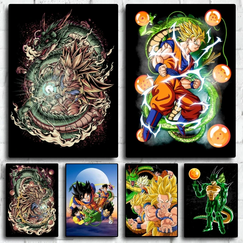Classic Anime Dragon Ball Sun Wukong Combination Dragon Fist Oil Painting Decoration Poster Hd Children's Room Decoration
Classic Anime Dragon Ball Sun Wukong Combination Dragon Fist Oil Painting Decoration Poster Hd Children's Room Decoration