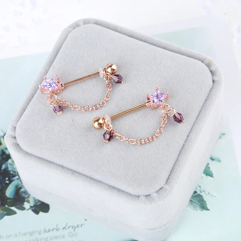 2pcs Fashion Barbell Nipple Ring Piercing Bar Rings Jewelry Creative Punk Body Jewellery High Quality Zircon Heart Rings Women
2pcs Fashion Barbell Nipple Ring Piercing Bar Rings Jewelry Creative Punk Body Jewellery High Quality Zircon Heart Rings Women