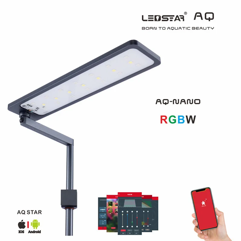 LEDSTAR AQN полный спектр Профессиональный светильник для водных растений умный светодиодный мини-светильник для выращивания аквариума ландша...
LEDSTAR AQN полный спектр Профессиональный светильник для водных растений умный светодиодный мини-светильник для выращивания аквариума ландша...