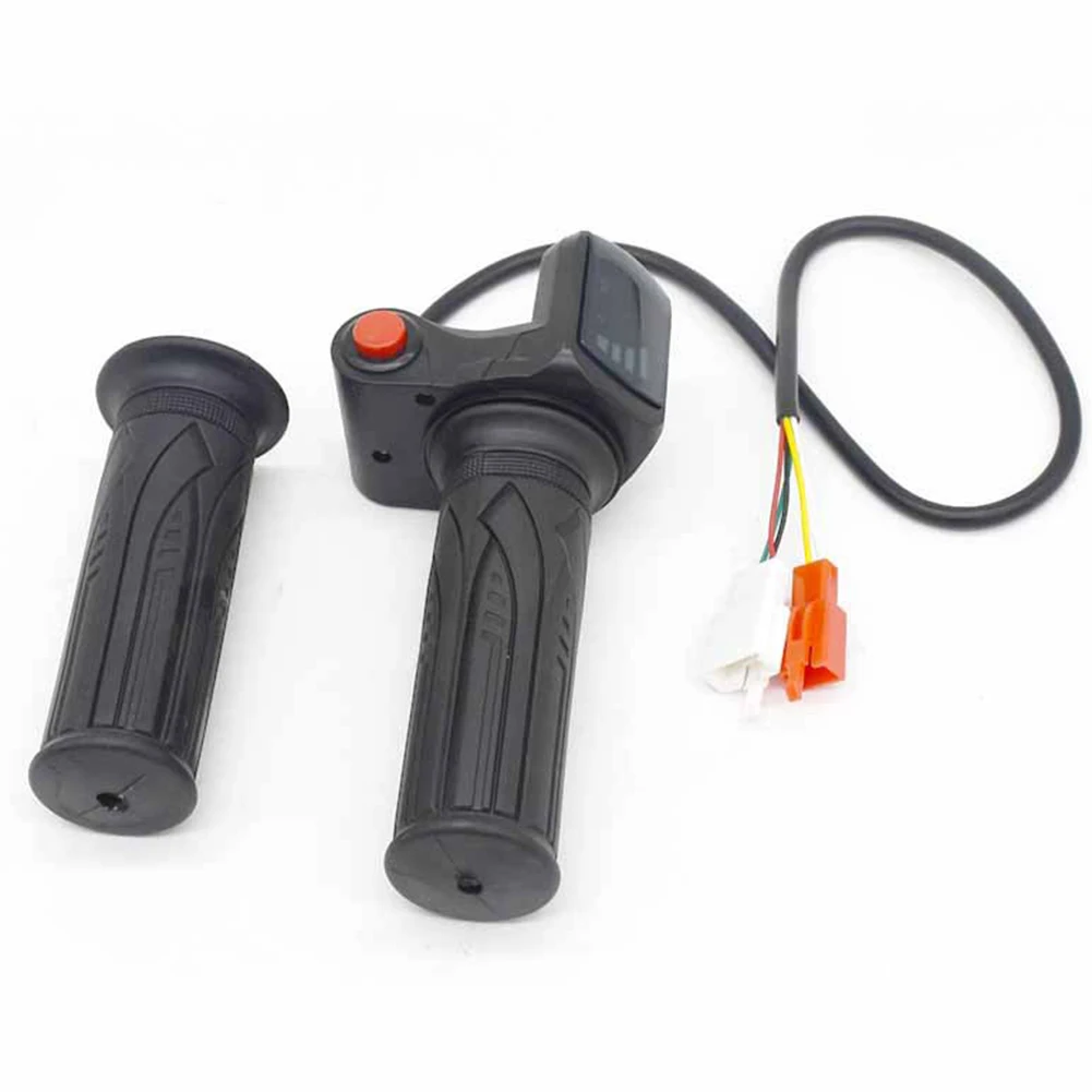 Bicycle Grip Bicycle Handlebar LED Display Refit Parts Universal 36/48V 50CM Cable Bicycle Grip E-Bike Throttle
Bicycle Grip Bicycle Handlebar LED Display Refit Parts Universal 36/48V 50CM Cable Bicycle Grip E-Bike Throttle