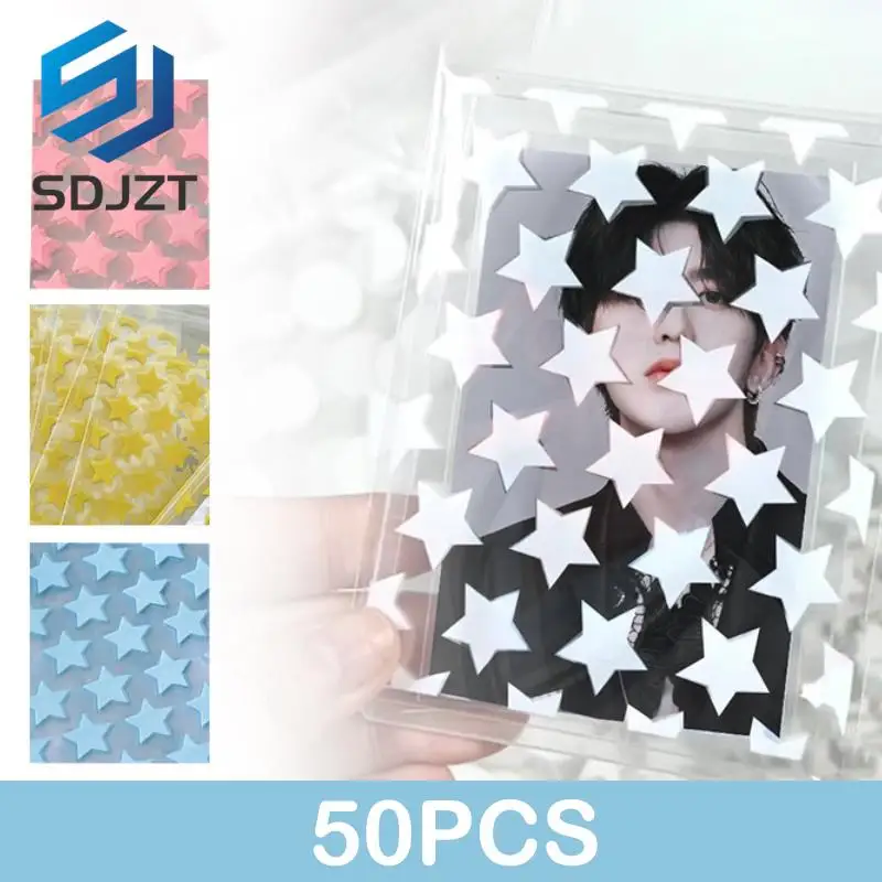 

50PCS Transparent Color Star Love Self-adhesive Opp Bag Odd Biscuit Self-sealing Retail Bag Jewelry Gift Packaging Plastic Bags