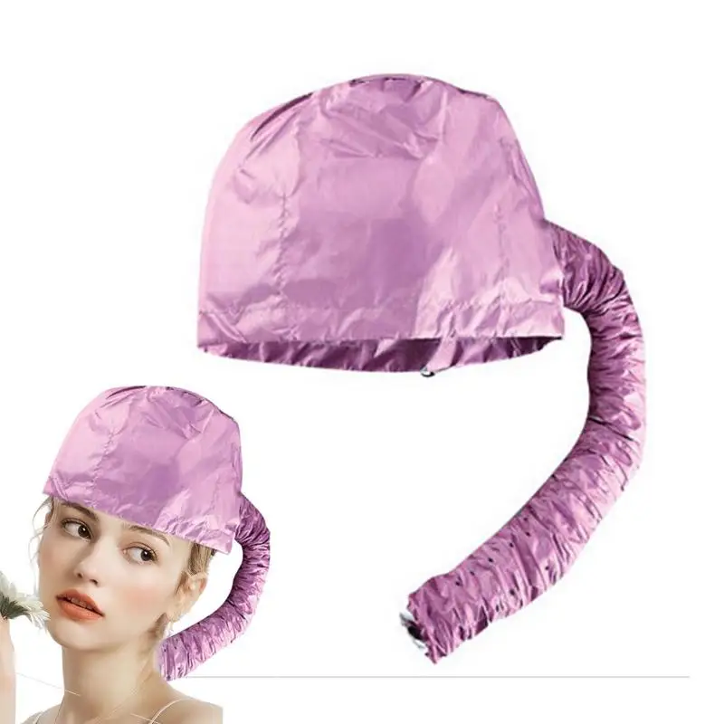

Practical Home Salon Barber Hair Dryer Bonnet Hood Head Cover Baked Oil Cap Hat Hair Steamer Bonnet For Women Hair Care Cap