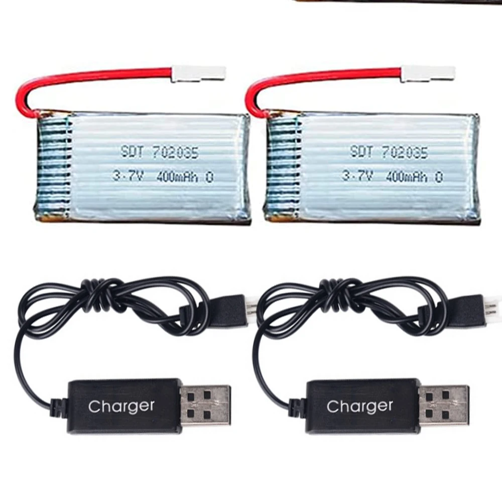 3.7V 400mAh Lipo Battery Rechargeable USB Charger Replacement Parts Apply in RC Airplane
3.7V 400mAh Lipo Battery Rechargeable USB Charger Replacement Parts Apply in RC Airplane