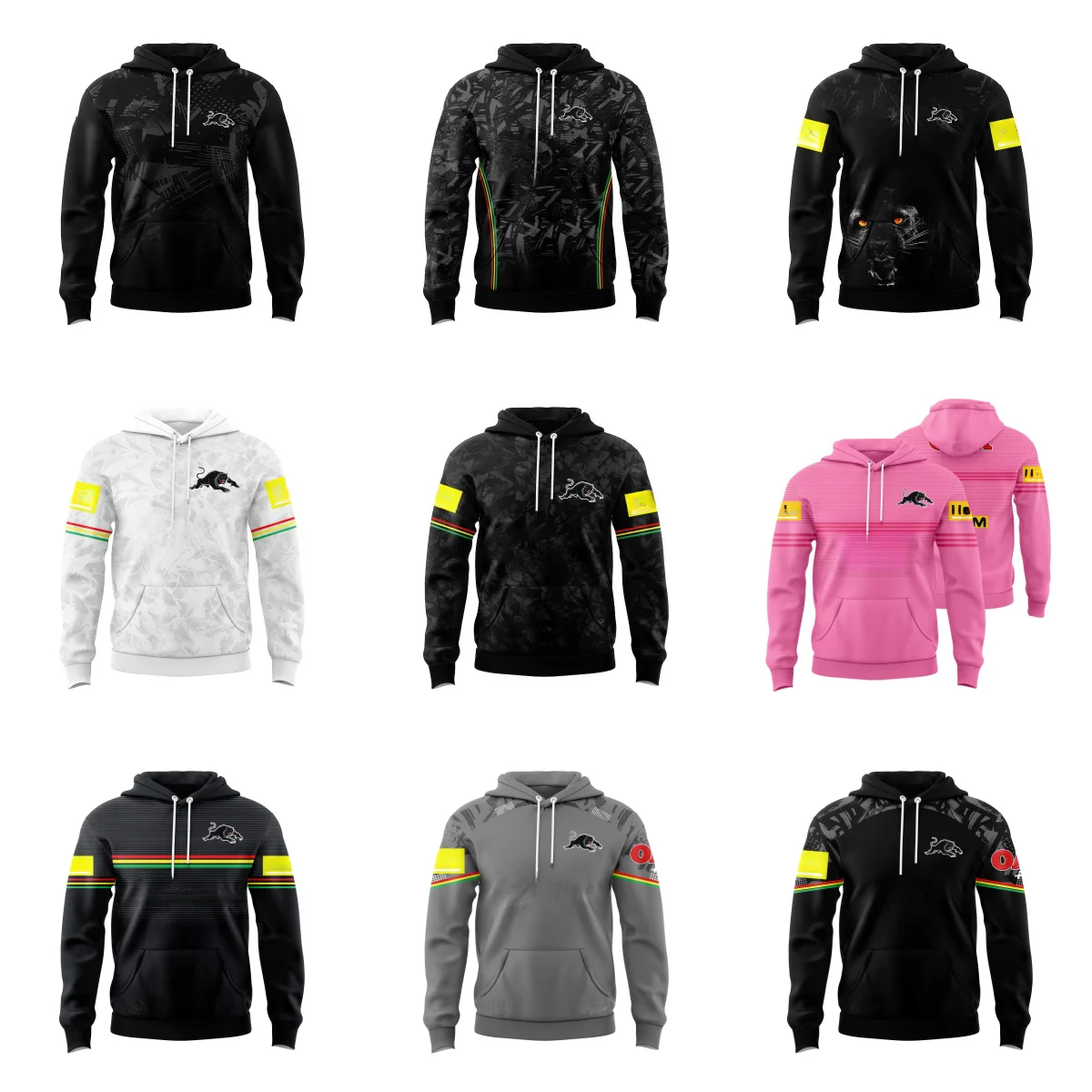 Rugby 2024 Penrith Panthers — новые толстовки локальный/домашний/в гостях/легкий