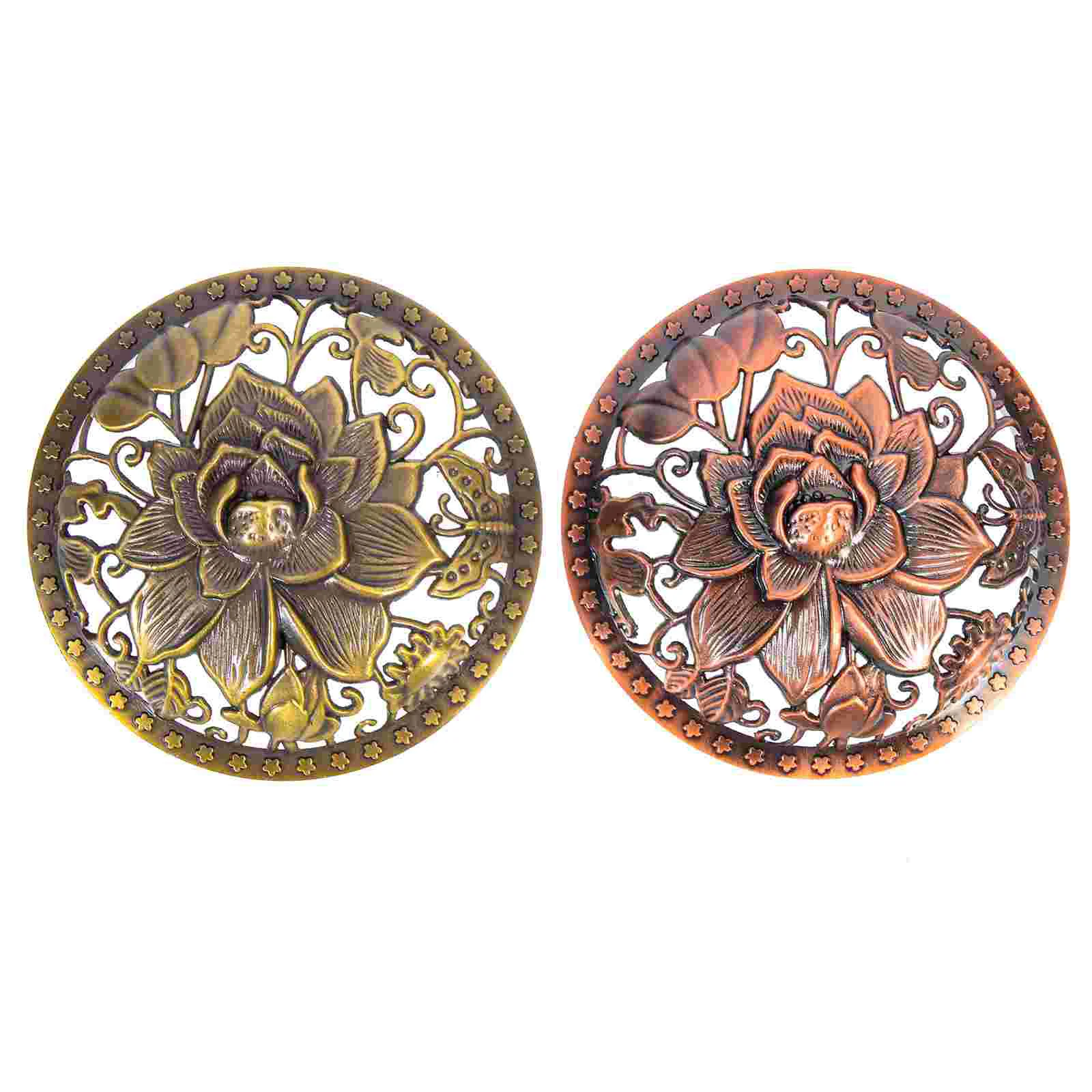 2 Pcs Mahogany Burner Cover Decorative Candles Scented Zinc Alloy Hollow-out
2 Pcs Mahogany Burner Cover Decorative Candles Scented Zinc Alloy Hollow-out