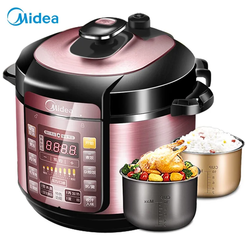 

Rice Cooker Midea 5L 6L Double Inner Pots 24h Reservation Pressure Cooker Non-stick Multicooker Electric Rice Cookers Make Soup