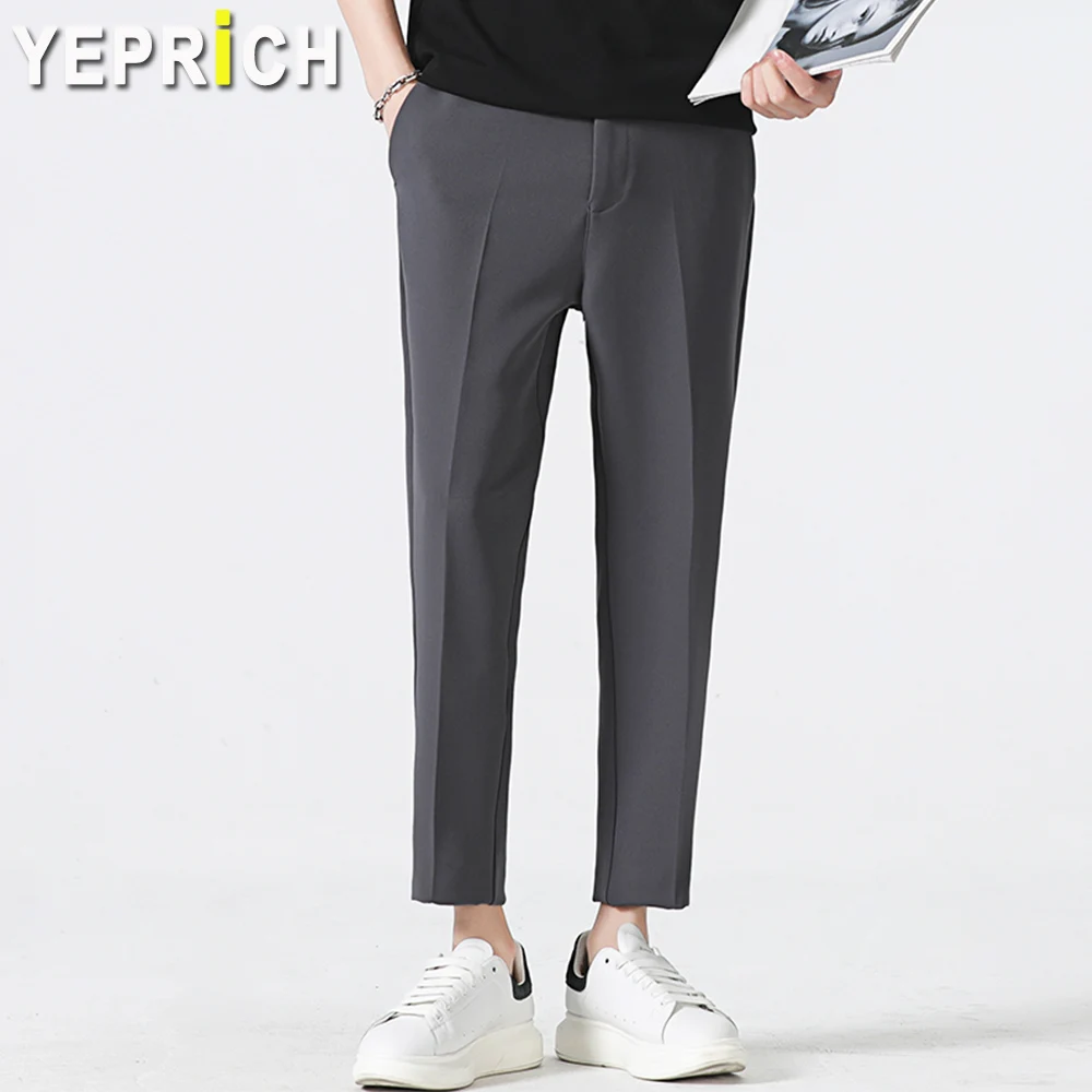 Men Daily Pants Office Casual Summer Suit Business Street Trousers Clothes Straight Slim Fit Korean Fashion Black Khaki Male
Men Daily Pants Office Casual Summer Suit Business Street Trousers Clothes Straight Slim Fit Korean Fashion Black Khaki Male