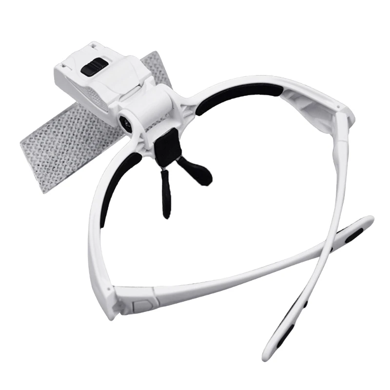 Headband Magnifier Glasses with LED Lighted & 5 Detachable Lenses 1X/1.5X/2X,2.5X/3.5X Hands Free Mounted Magnifier
Headband Magnifier Glasses with LED Lighted & 5 Detachable Lenses 1X/1.5X/2X,2.5X/3.5X Hands Free Mounted Magnifier