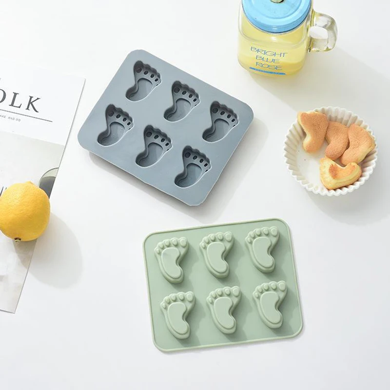 1Pc Baby Feet Silicone Mold DIY Chocolate Mold Candy Cookie Cake Decoration Tools Easy To Clean Kitchen Bakeware Baking Tool
1Pc Baby Feet Silicone Mold DIY Chocolate Mold Candy Cookie Cake Decoration Tools Easy To Clean Kitchen Bakeware Baking Tool