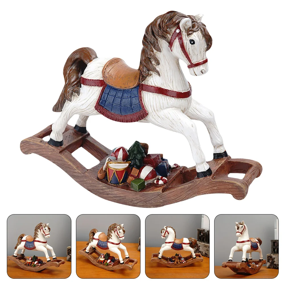 Ornament Resin Christmas Tabletop Desktop Handicraft Table Statue Horse Rocking Xmas Decor Adornment Shape Hobbyhorse Sign
Ornament Resin Christmas Tabletop Desktop Handicraft Table Statue Horse Rocking Xmas Decor Adornment Shape Hobbyhorse Sign
