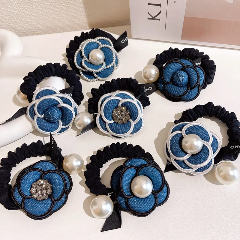 Denim Camellia Elastic Hair Band Tie Rubber Scrunchies Brooch for Women Girl Head Accessories Wholesale Drop Shipping
Denim Camellia Elastic Hair Band Tie Rubber Scrunchies Brooch for Women Girl Head Accessories Wholesale Drop Shipping