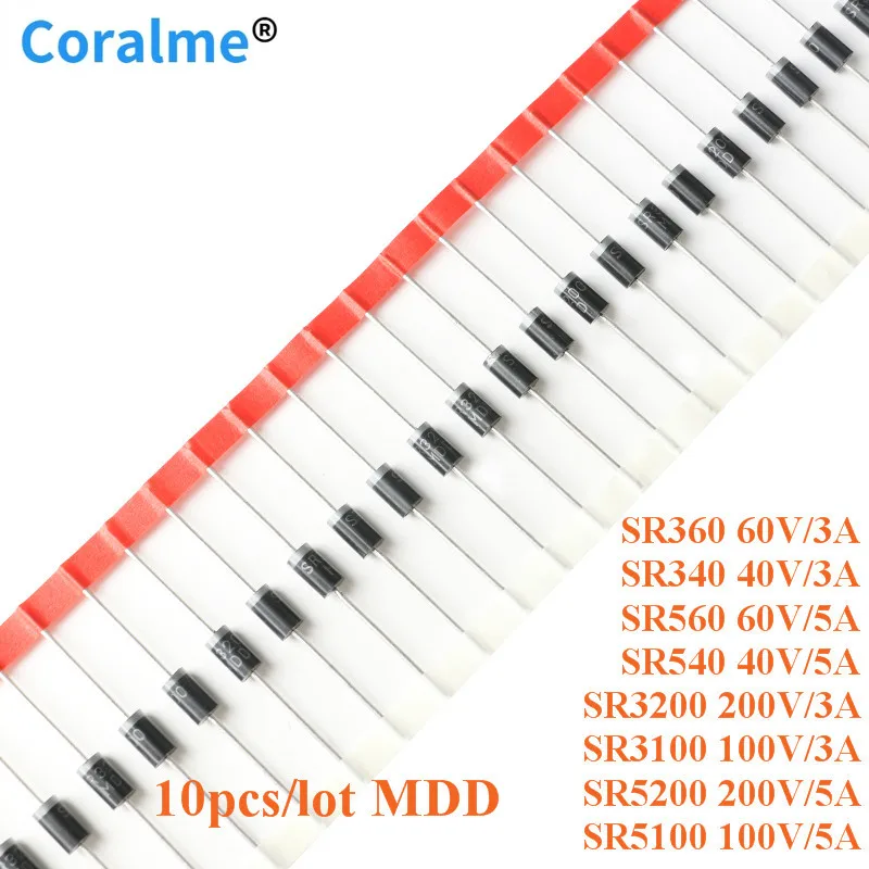 10 шт. Φ SR5200 SR5100 SR560 SR540 SR3200 SR3100 SR3100 SR340 выпрямительный диод Шоттки Выпрямитель Оригинальный MDD
10 шт. Φ SR5200 SR5100 SR560 SR540 SR3200 SR3100 SR3100 SR340 выпрямительный диод Шоттки Выпрямитель Оригинальный MDD