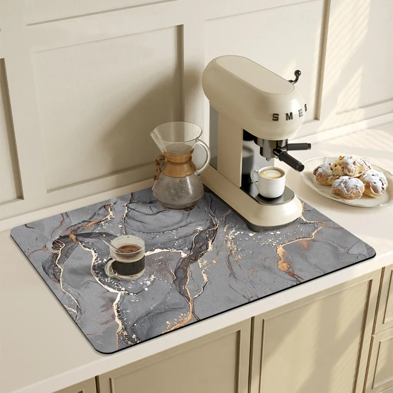 Coffee Maker Absorbent Non-slip Kitchen Bowl Plate Bar Drain Mat Water Cup Drying Mat Table Top Leave-in Insulation Mat
Coffee Maker Absorbent Non-slip Kitchen Bowl Plate Bar Drain Mat Water Cup Drying Mat Table Top Leave-in Insulation Mat
