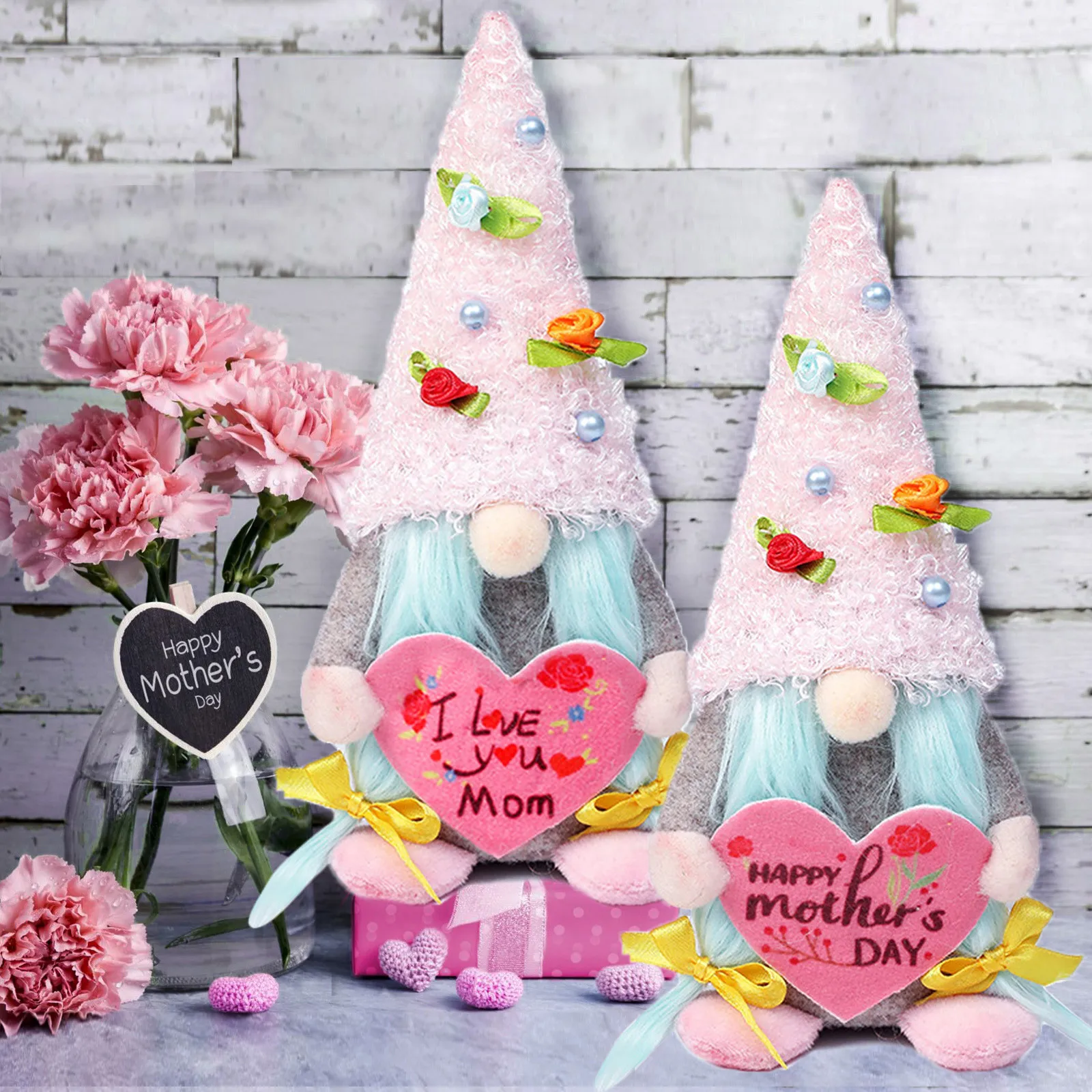 Spring Flowers Dwarf Gnome Easter Mother's Day Gnomes Gift Home Decoration Cute Creative Faceless Doll Party Festival Decors
Spring Flowers Dwarf Gnome Easter Mother's Day Gnomes Gift Home Decoration Cute Creative Faceless Doll Party Festival Decors