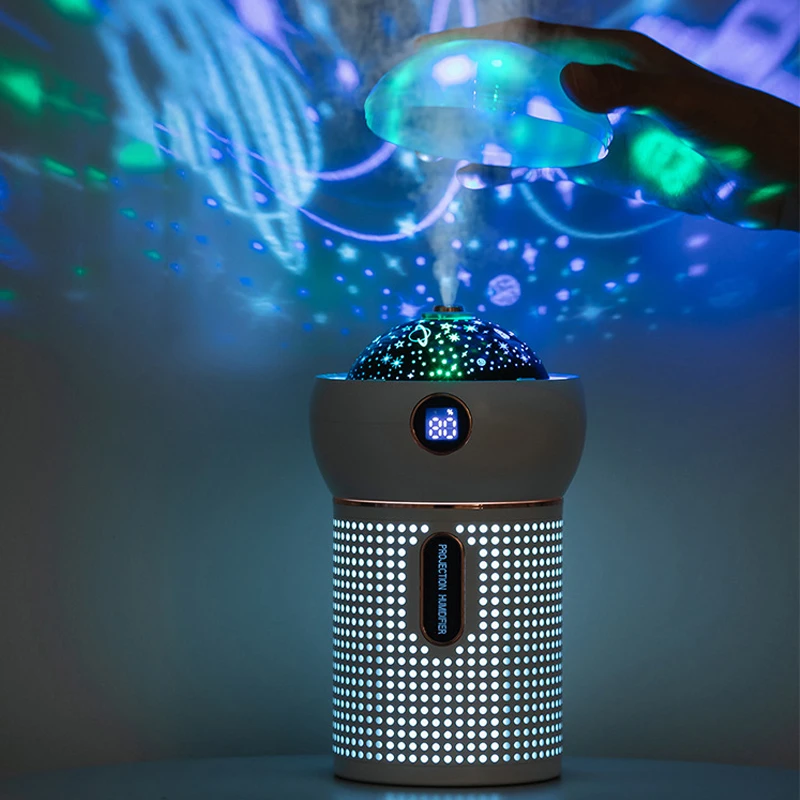 New Projection Night Light Air Humidifier Aroma Diffuser USB Rechargeable Essential Oil Diffusers Moisturizing Spray Steam Maker
New Projection Night Light Air Humidifier Aroma Diffuser USB Rechargeable Essential Oil Diffusers Moisturizing Spray Steam Maker