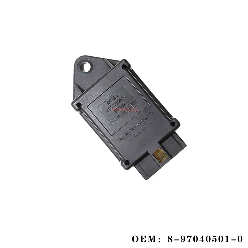 The latest 8-97040501-0 excavator construction machinery parts are Hitachi EX35U EX27U EX50U Isuzu engine C240 time relay 12V
The latest 8-97040501-0 excavator construction machinery parts are Hitachi EX35U EX27U EX50U Isuzu engine C240 time relay 12V