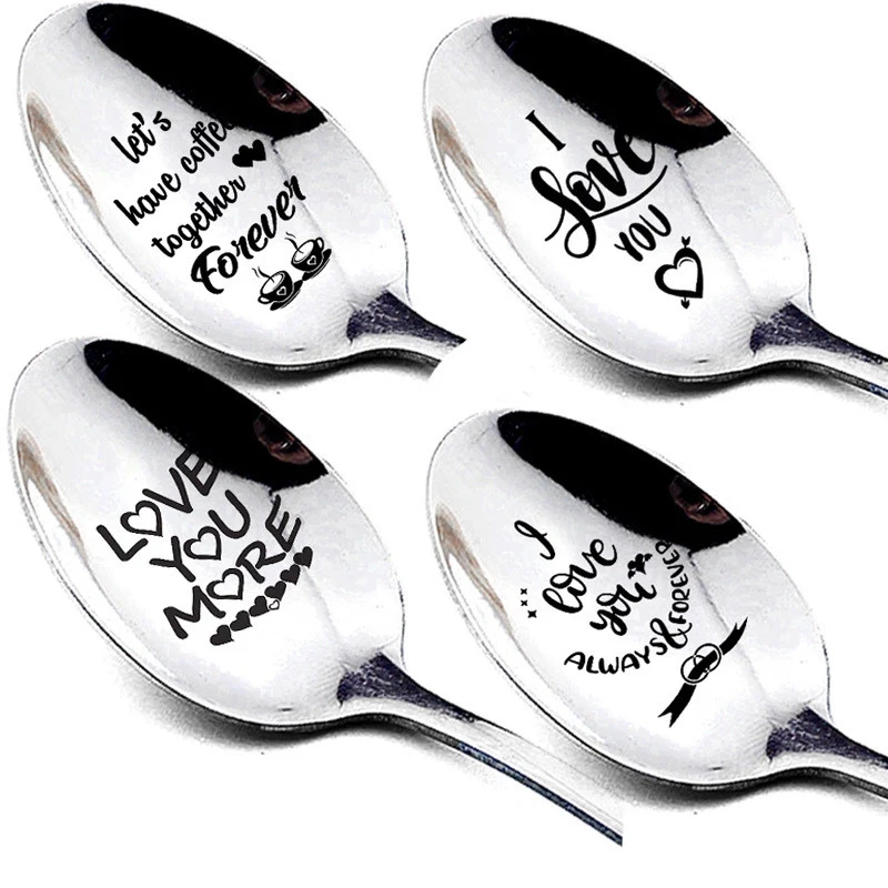 4Pcs Valentines Day Gift Anniversary Gift for Boyfriend Girlfriend Stainless Steel Spoon Good Morning Present
4Pcs Valentines Day Gift Anniversary Gift for Boyfriend Girlfriend Stainless Steel Spoon Good Morning Present