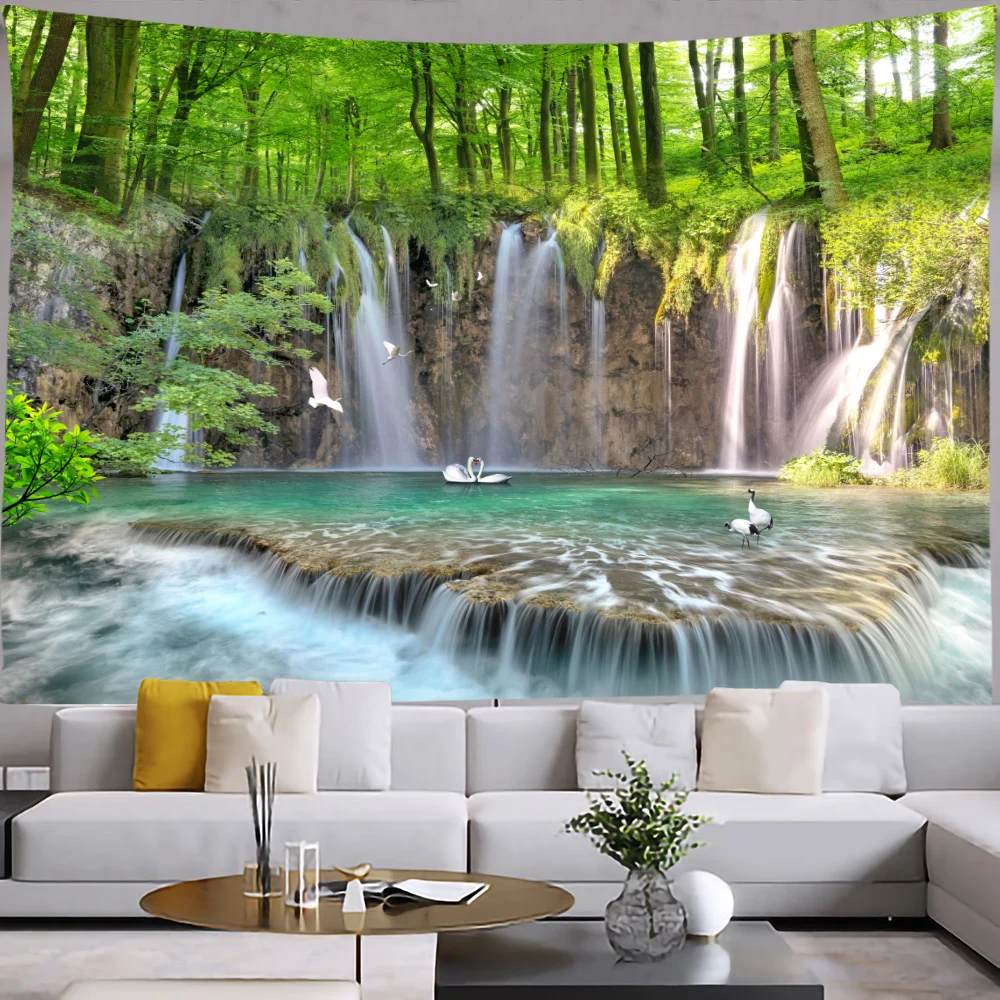 Forest waterfall Tapestry Wall Hanging Tapestry Wall Decor Hippie kawaii Room Decor witchcraft Wall Tapestry
Forest waterfall Tapestry Wall Hanging Tapestry Wall Decor Hippie kawaii Room Decor witchcraft Wall Tapestry